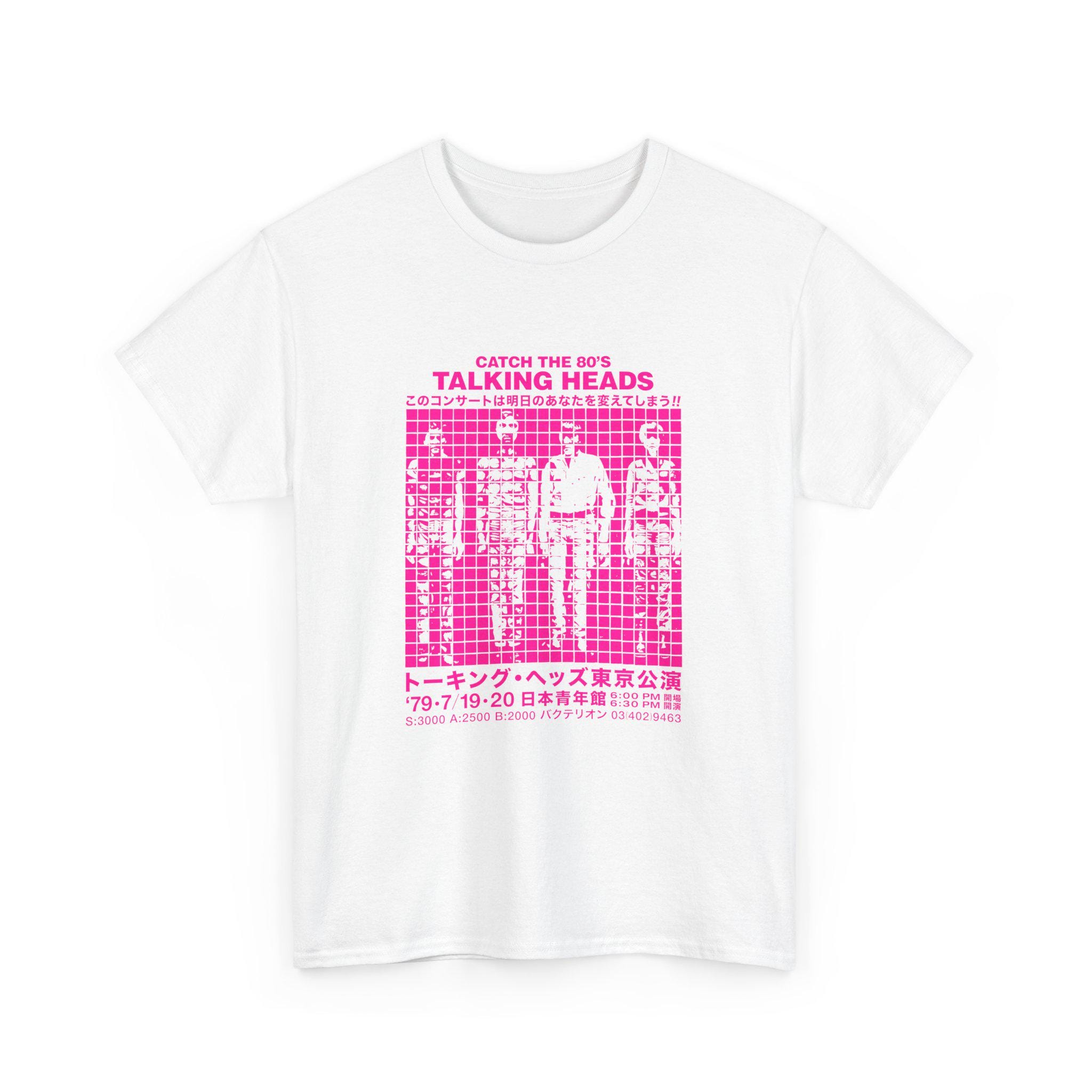 Talking Heads Live Japan 79, Unisex T-shirt Alternative Rock Talking Heads Live Japan 79, Unisex T-shirt Alternative Rock