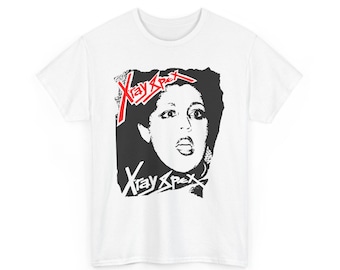 X-Ray Spex T-shirt, kortärmad unisex, polystyren, London Punk, 7 färgställningar