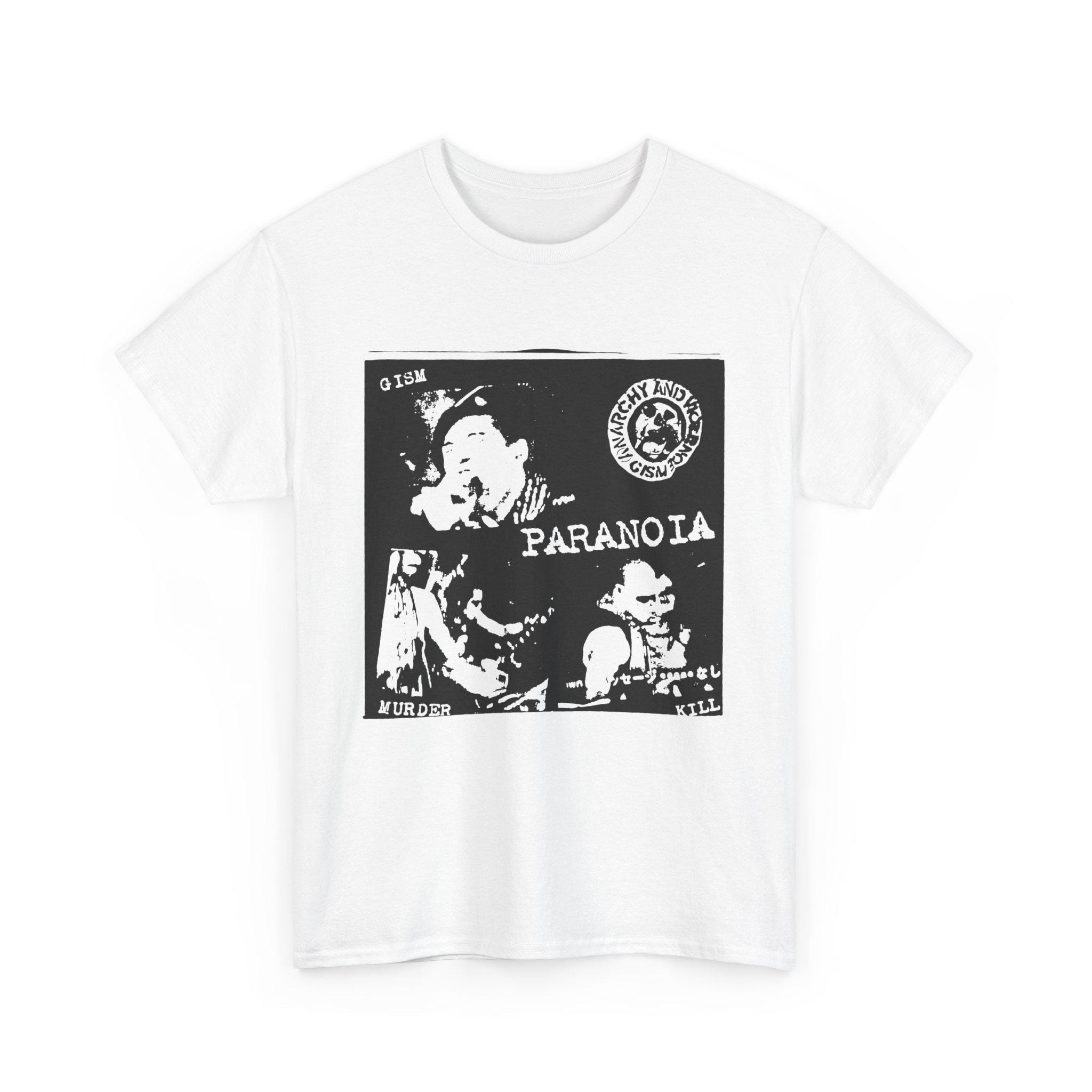 GISM Tシャツ、パラノイア、ジャパニーズハードコア、4色展開 - Etsy 日本