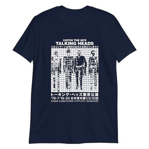Talking Heads T-shirt, Live Japan 79, Alternative Rock