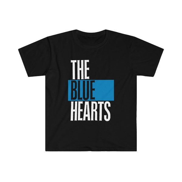 The Blue Hearts T-Shirt, Blue Logo, 80's Old-School Japanese Punk Rock