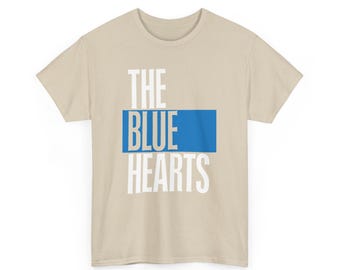 ブルーハーツTシャツ、青いロゴ、80年代の日本のパンクロック - Etsy 日本