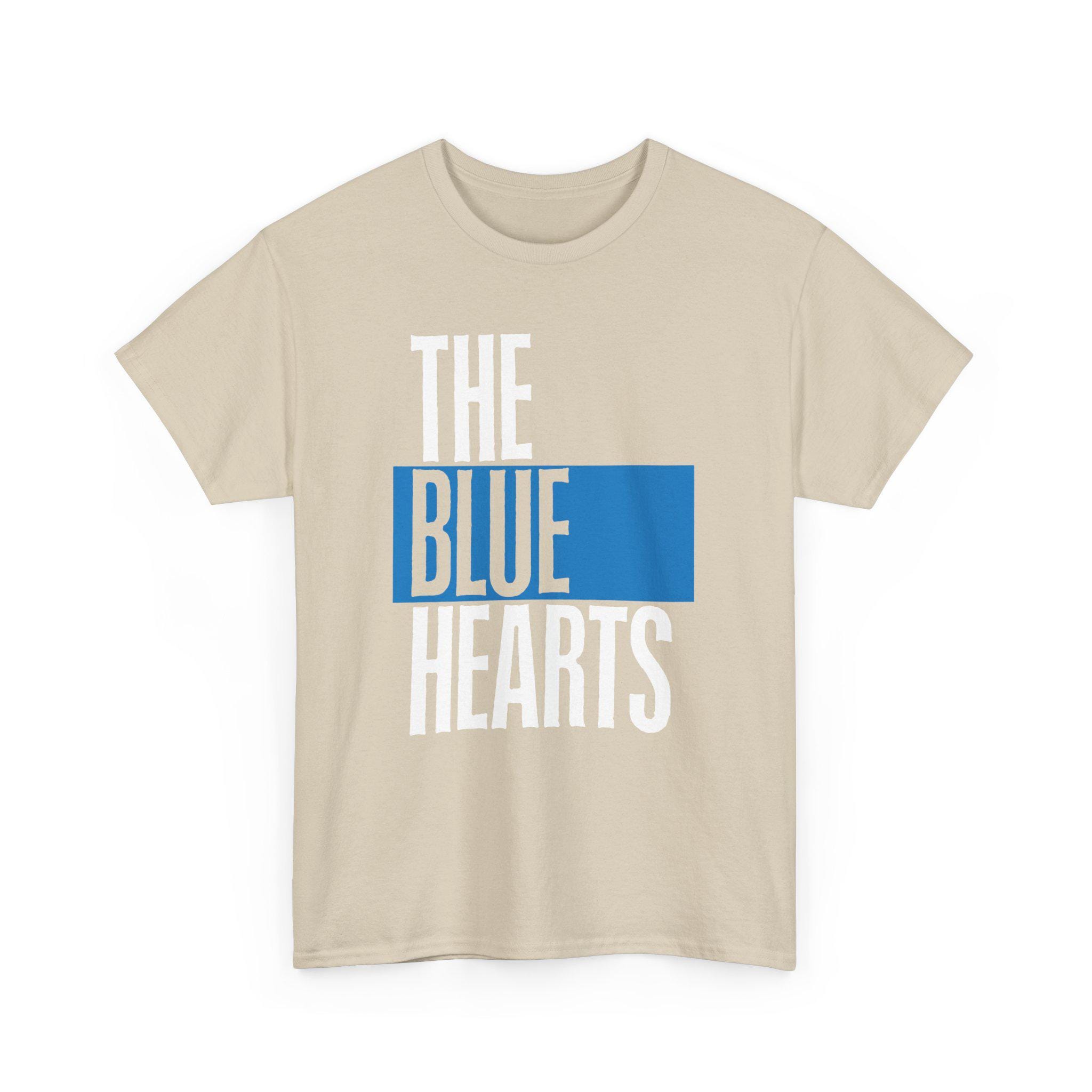 The Blue Hearts T-shirt, Blue Logo, 80's Japanese Punk Rock - Etsy