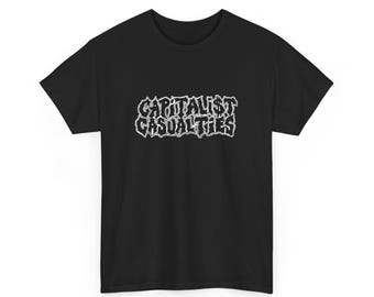 Capitalist Casualties Tee-Shirt, Old-School Hardcore Punk, 6 colorways