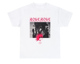 Rose Rose Tee-Shirt, Emotional Disturbance, Oldschool Japanese Hardcore, 6 colorways