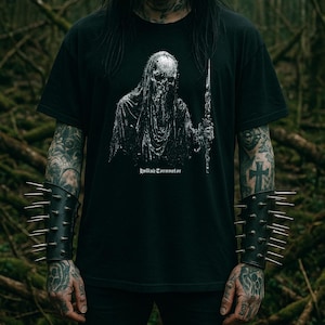 Bactherion Tee-Shirt, Hellish Tormentor, Heavy Cotton, Halloween Horror, Black Metal, Death Metal Shirt