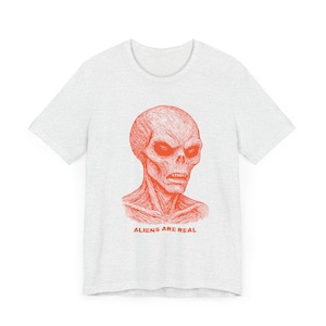 Aliens Are Real Tee-Shirt, Unisex Jersey Short Sleeve Tee, Bella Canvas 3001, Multiple Colorways