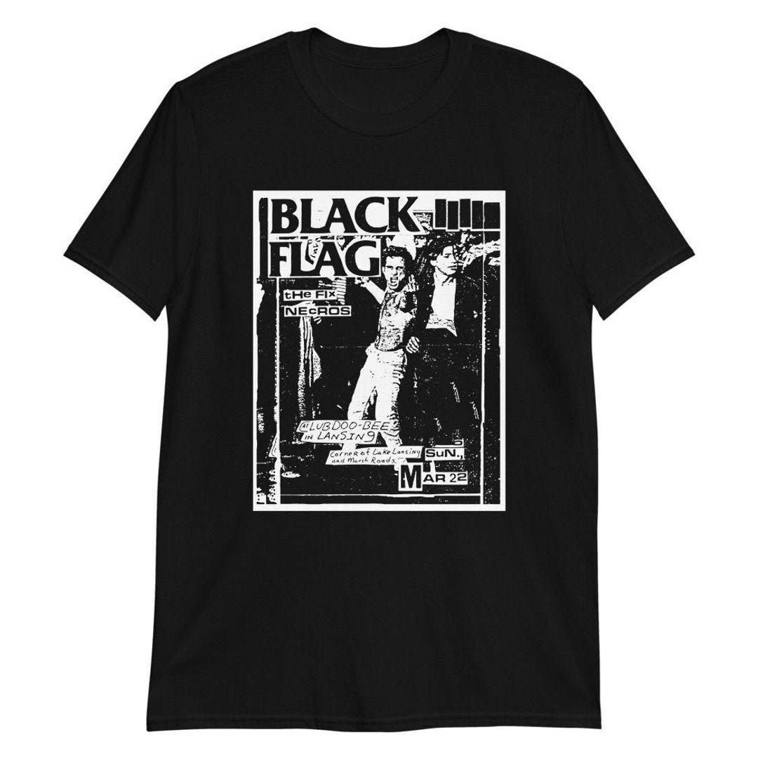 Black Flag Live at Club Doo-bee T-shirt US Hardcore Punk - Etsy