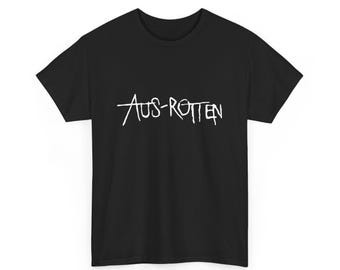 Aus-Rotten t-shirt, Anarchist Crust Hardcore, unisextröja, 5 färgställningar