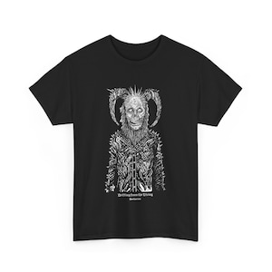 Bactherion Tee-Shirt, Drifting from the Living, Heavy Cotton, Halloween Horror, Black Metal, Death Metal Shirt
