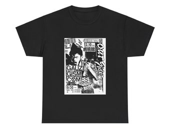 Gauze Gism Comes Tee-Shirt, Unisex, Disinfection Live Event, Old-School 80's Japanese Hardcore