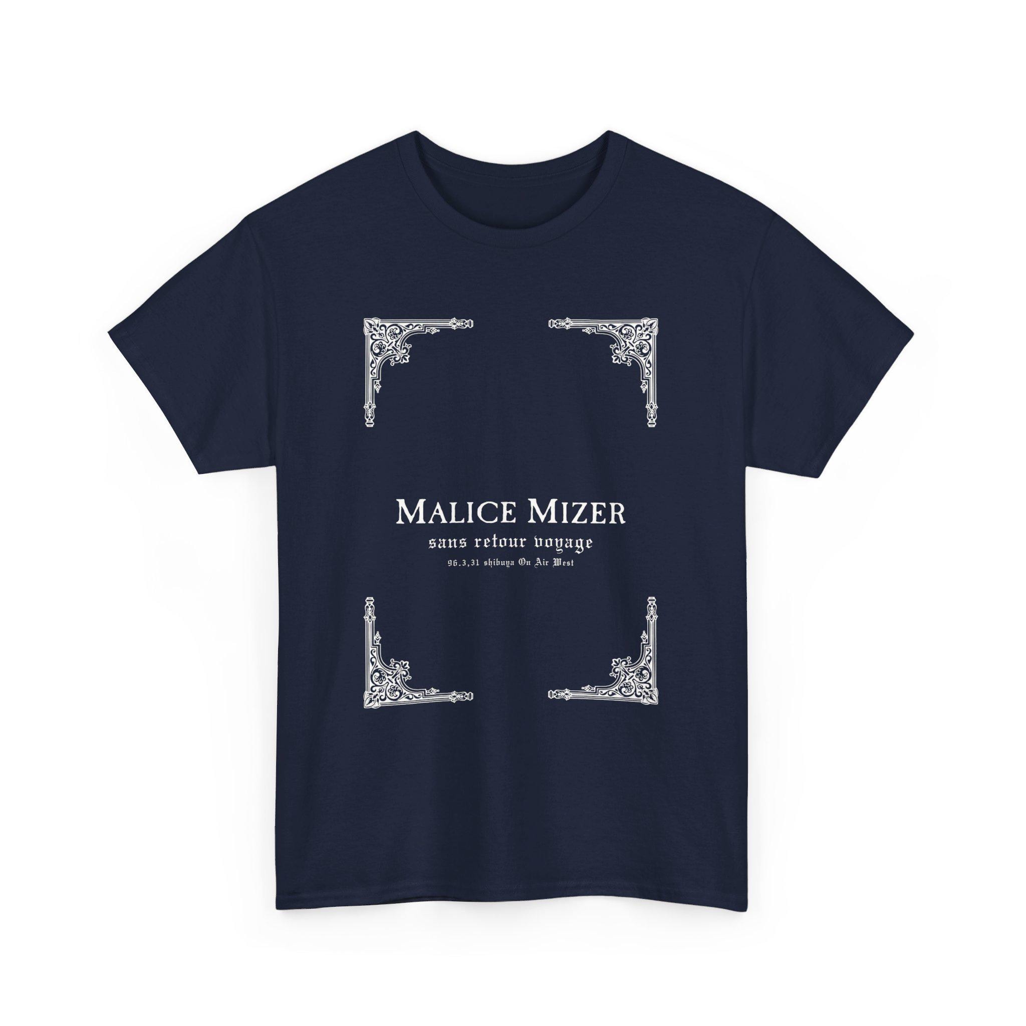 MALICE MIZER マリスミゼル 物販 Tシャツ XXXLサイズ 黒地 MALICE MIZER マリスミゼル 物販 Tシャツ XXXLサイズ 黒地