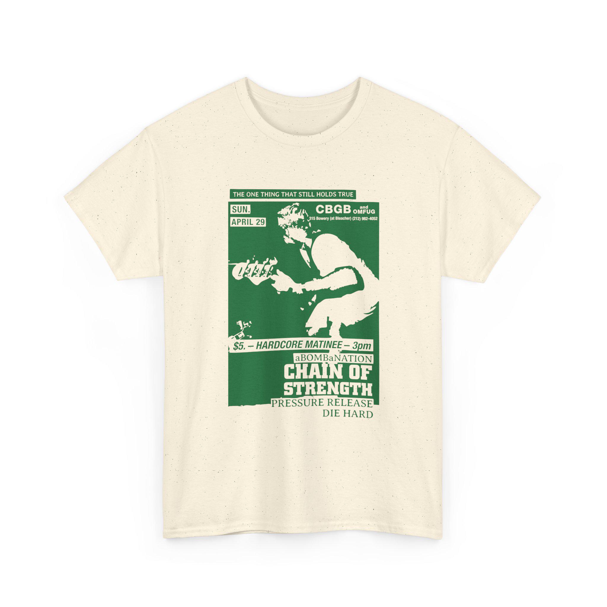 Chain of Strength Tee-shirt, Oldschool Straight-edge Hardcore