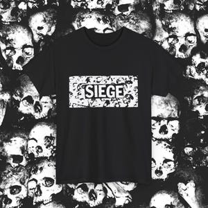 Siege Tee-Shirt, Unisex, Hardcore in 4 colorways