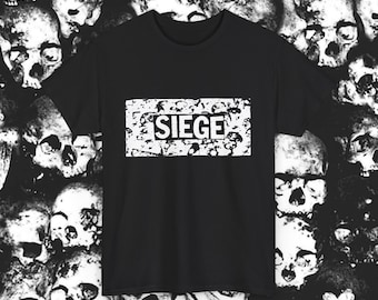 Siege Tee-Shirt, Unisex, Hardcore in 4 colorways