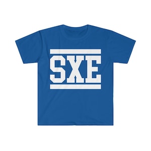 Straight-Edge SXE Tee-Shirt, Softstyle, Short Sleeve Tee, Unisex