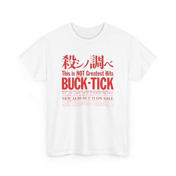 BUCK-TICK　Ｔシャツ Buck-tick Tee-shirt, This is Not Greatest Full Face