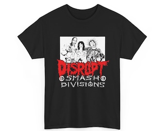 Disrupt Tee-Shirt, Smash Divisions, Crust Punk Hardcore, 7 colorways