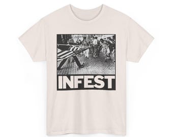 Infest T-shirt, Hardcore Grindcore, 10 färgställningar