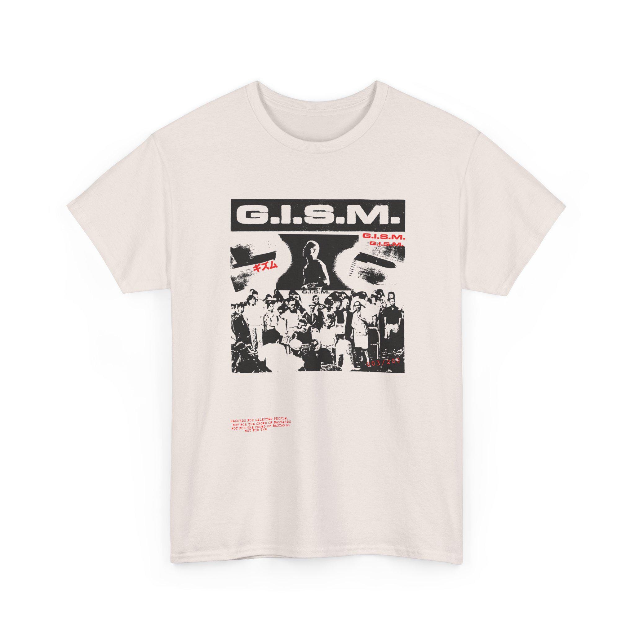 zouo ロングティーシャツ　gism ジャパコア　 crust GISM Tee-shirt, Japanese Oldschool Hardcore, Crust Unisex - Etsy