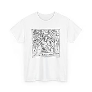 Lucifer Tee-Shirt, Occult Gothic Wear, Goth Gift For Her, For Him