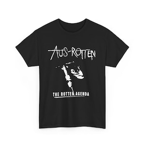 Aus-Rotten Tee-Shirt, The Rotten Agenda, Crust Punk Hardcore, 5 colors