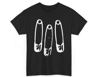 Säkerhetspunk-t-shirt, unisex, punkkläder, present, 5 färger
