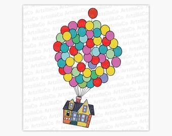 Up House Balloons Etsy