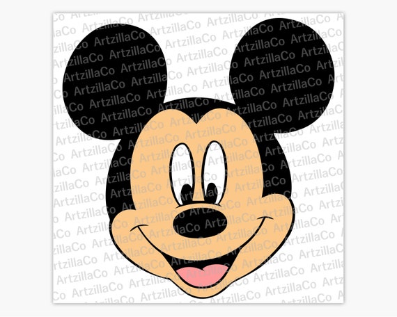 ミッキーマウスの頭 - 絵文字 - ミッキーの耳 - デジタルダウンロード