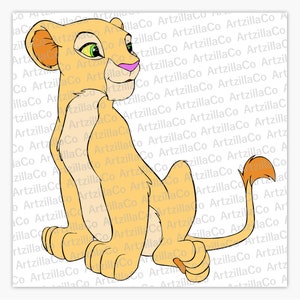 Rey León - Nala - Descarga digital SVG