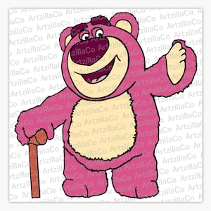 SpielzeugGeschichte - Lotso Huggin Bär - Pizza Planet - Digitaler Download SVG