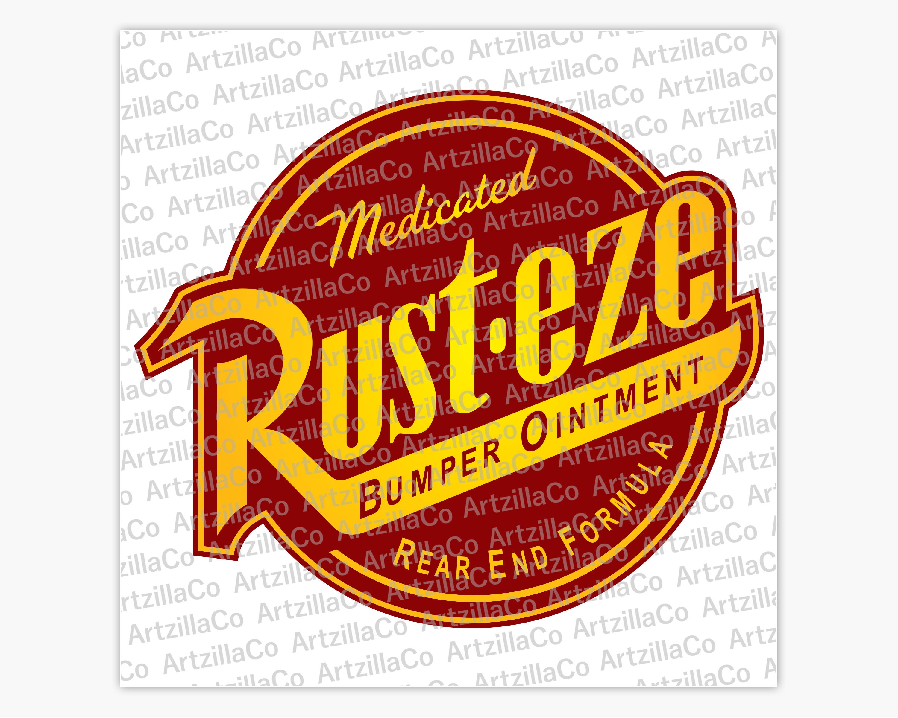 Rust eze sale bumper ointment car
