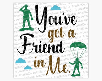 Toy Story You've Got a Friend in Me - Army Little Soldiers - Descarga digital SVG