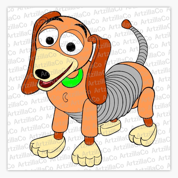 Toy Story - Slinky Dog - Pizza Planet - Digital Download SVG