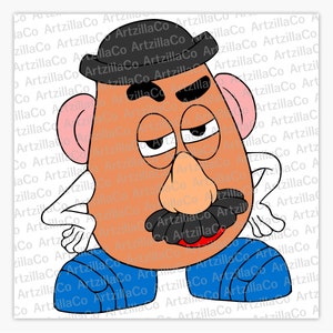 Toy Story - Mr. Potato Head - Pizza Planet - Digital Download SVG
