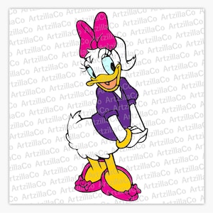 Daisy Duck - Digitale Download SVG