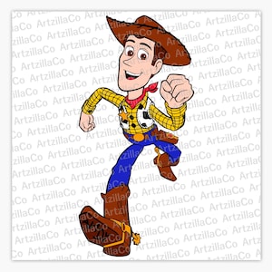 Toy Story - Sheriff Woody - Pizza Planet - Digital Download SVG