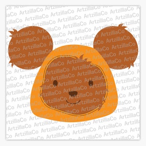 Star Wars Ewok Mickey Ears - Mandalorian - Digital Download SVG