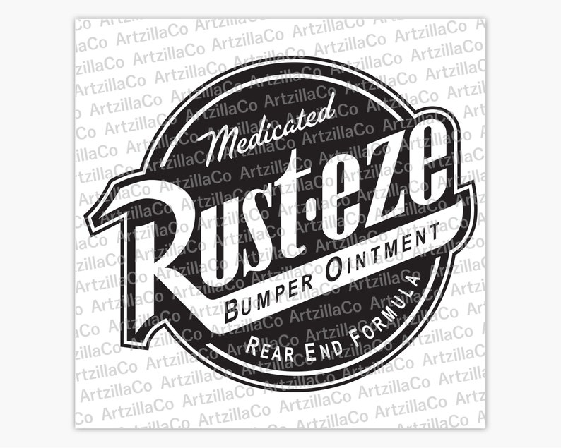 Cars | Medicated Bumper Ointment Rear End Formula | Rust-eze - Digital ...