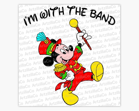 Mickey Mouse - Mickey With the Band - Digital Download SVG - Etsy