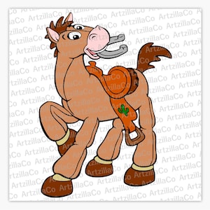 Toy Story - Bullseye - Pizza Planet - Digital Download SVG