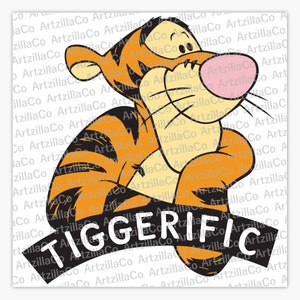 Winnie Pooh - Tigger - Tiggerific | Digital Download SVG