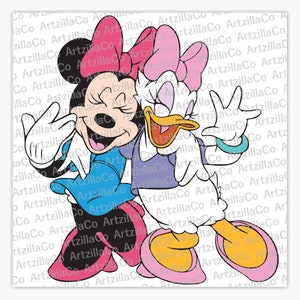 Minnie Mouse e Paperina / Best Friends - Digital Download SVG