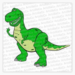 Toy Story - Rex - Pizza Planet - Digital Download SVG