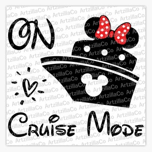 On Cruise Mode - Minnie - Digital Download SVG