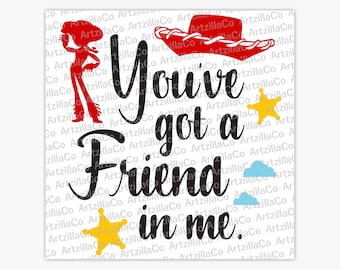 Toy Story You've Got a Friend in Me - Jessie - Digital Download SVG