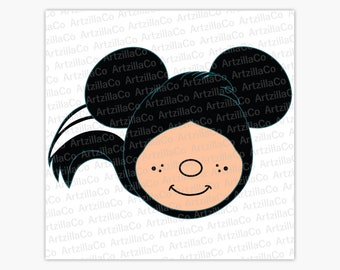 Peter Pan Lost Boys Tootles Skunk Mickey Mouse Ears Descarga digital SVG