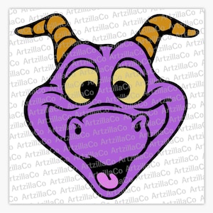 Figment - Purple Dragon - Epcot - Digital Download SVG
