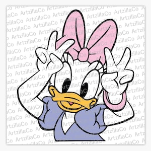Daisy Duck - Digitaler Download SVG