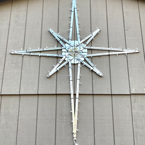 6' Christmas Star Rays: (Part 2 of 2) - You must also order the 6' Star Base to complete your order, (Part 1 of 2)